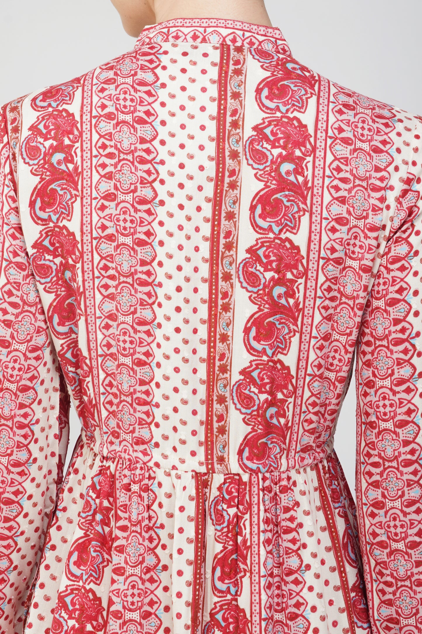 Paisley print maxi dress