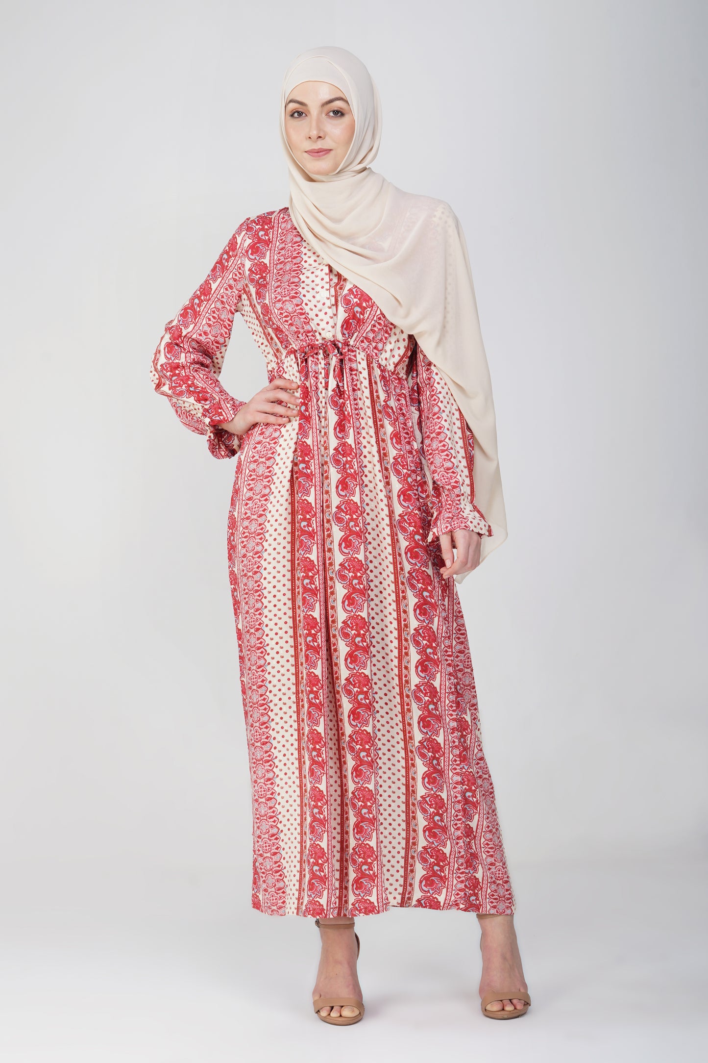 Paisley print maxi dress
