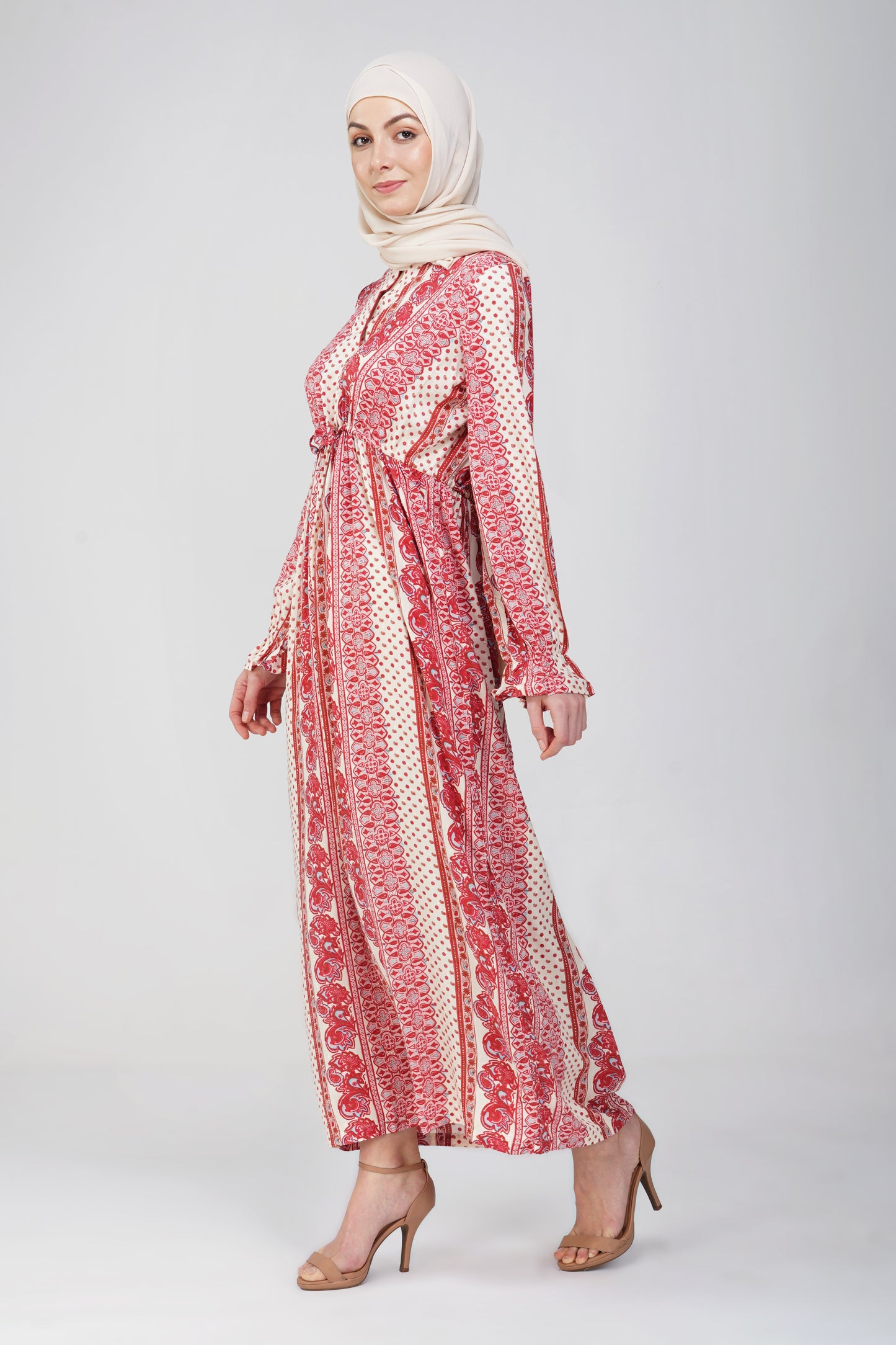 Paisley print maxi dress