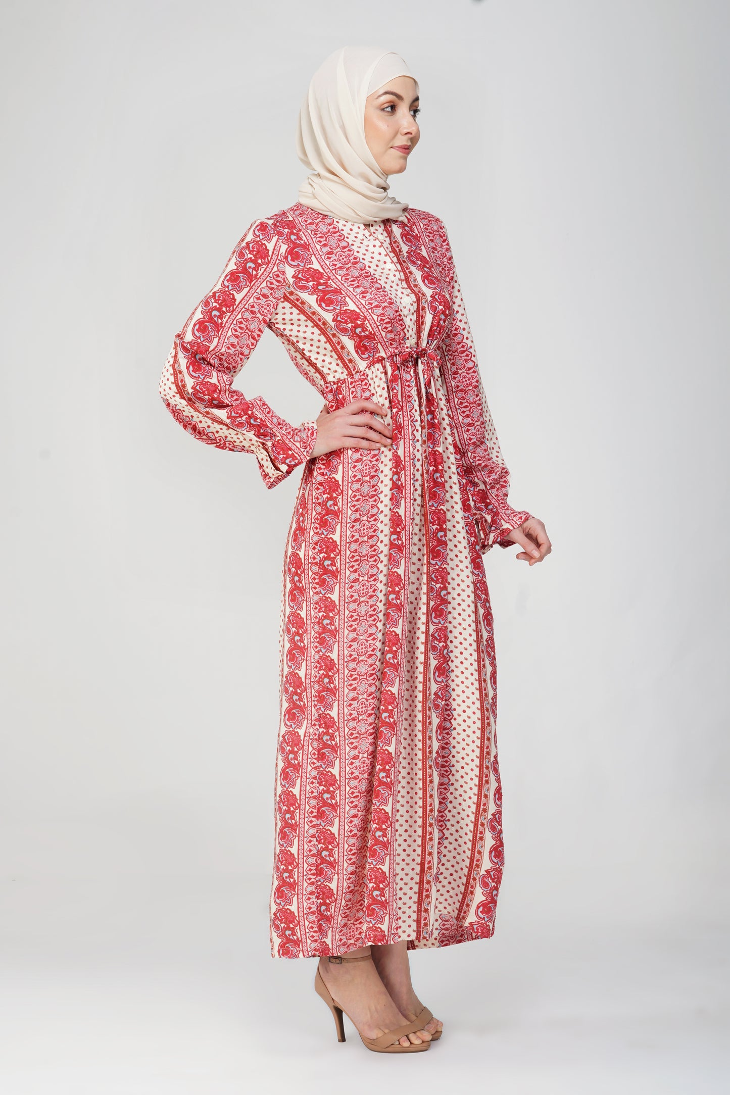 Paisley print maxi dress