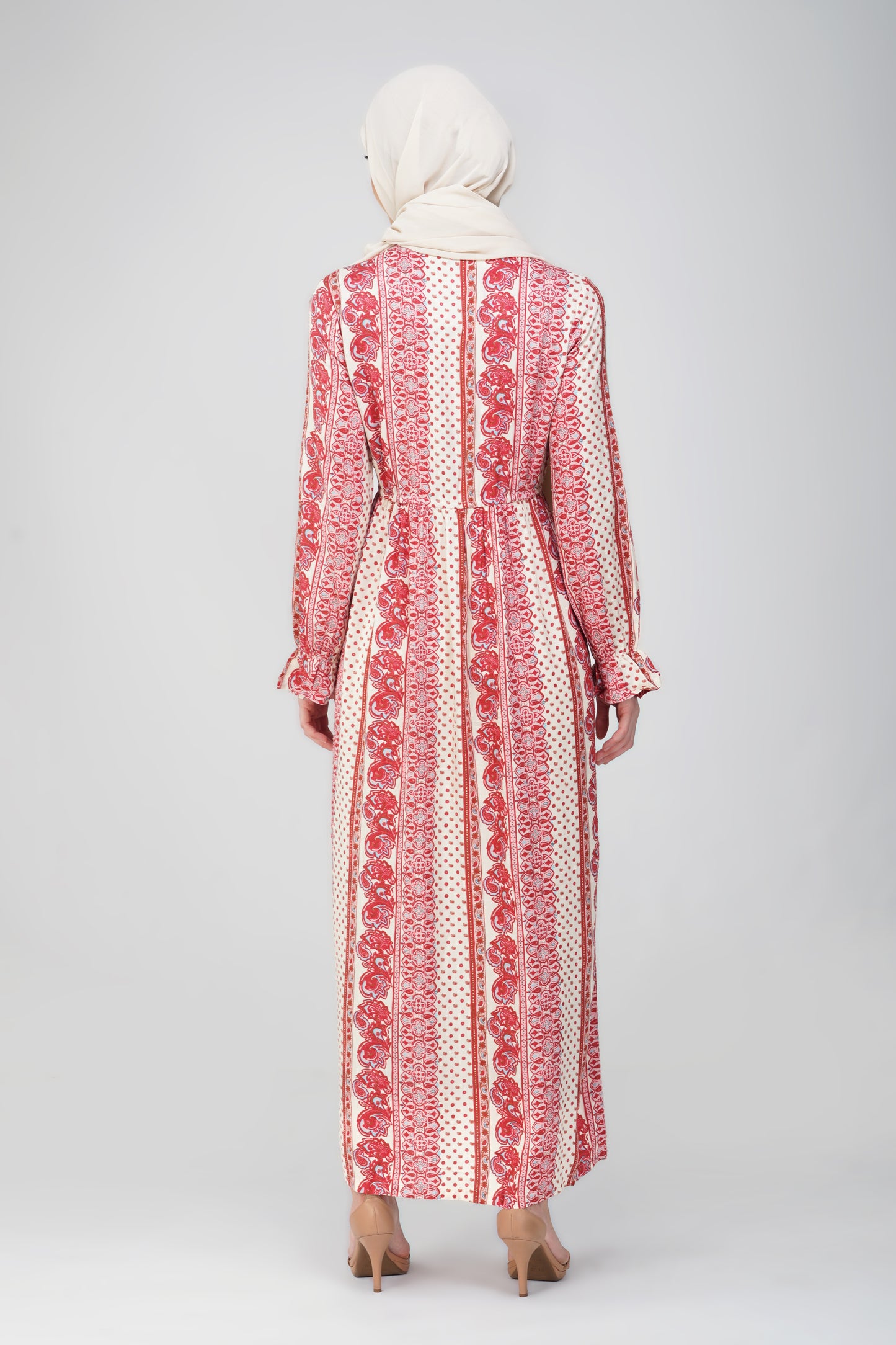 Paisley print maxi dress