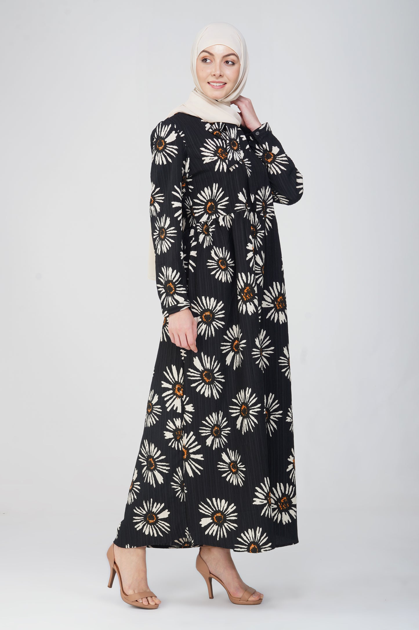 Daisy floral maxi dress