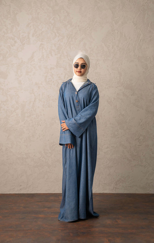 Azure Abaya Dress