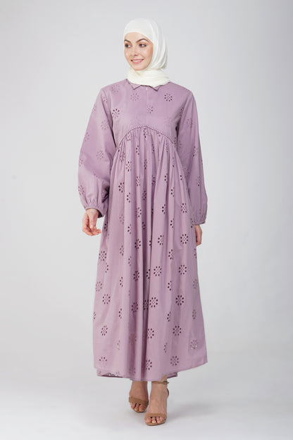 Mauve hakoba maxi dress