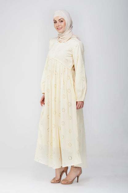 Off white hakoba maxi dress