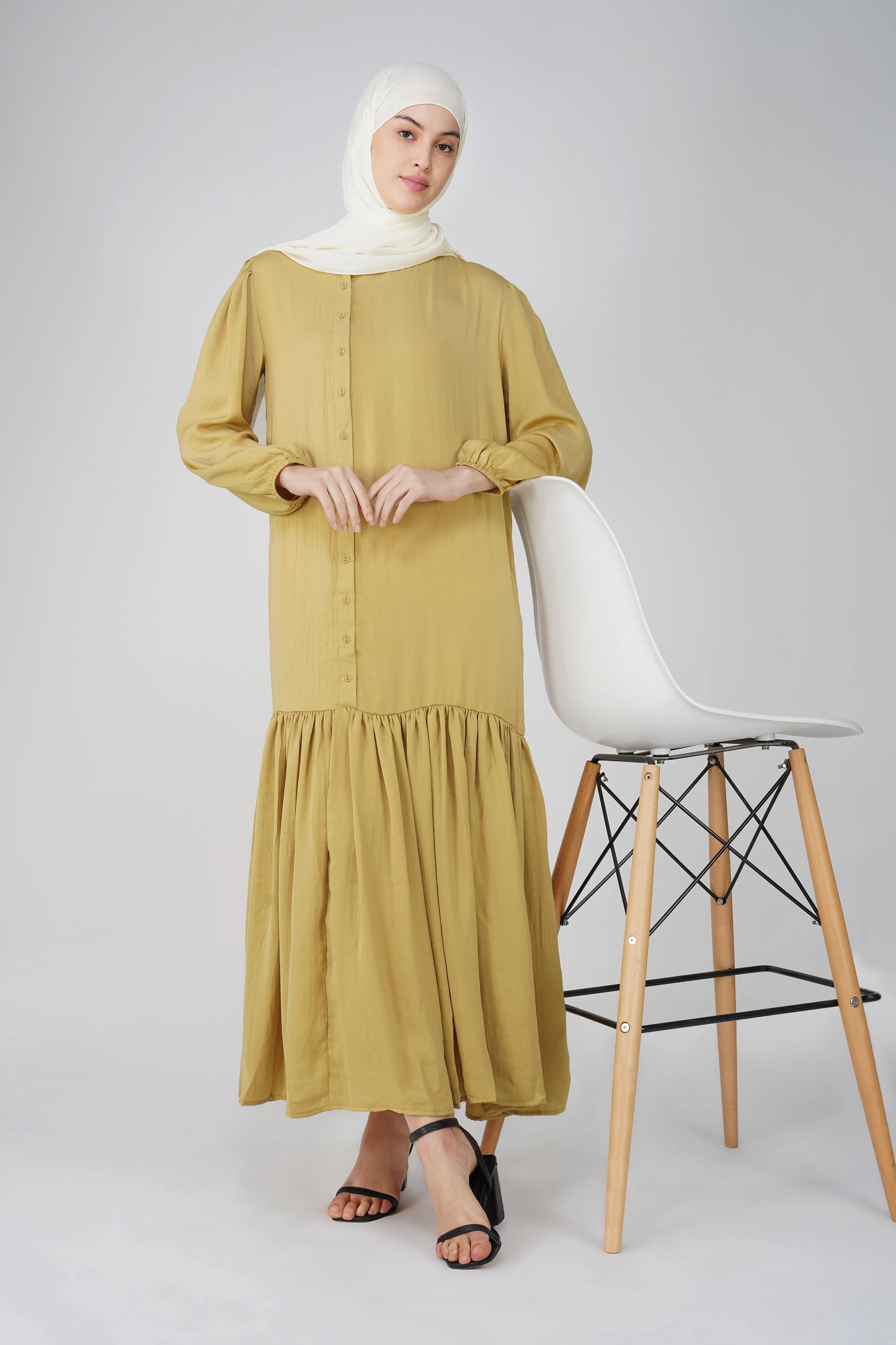 Mustard Yellow Maxi Dress