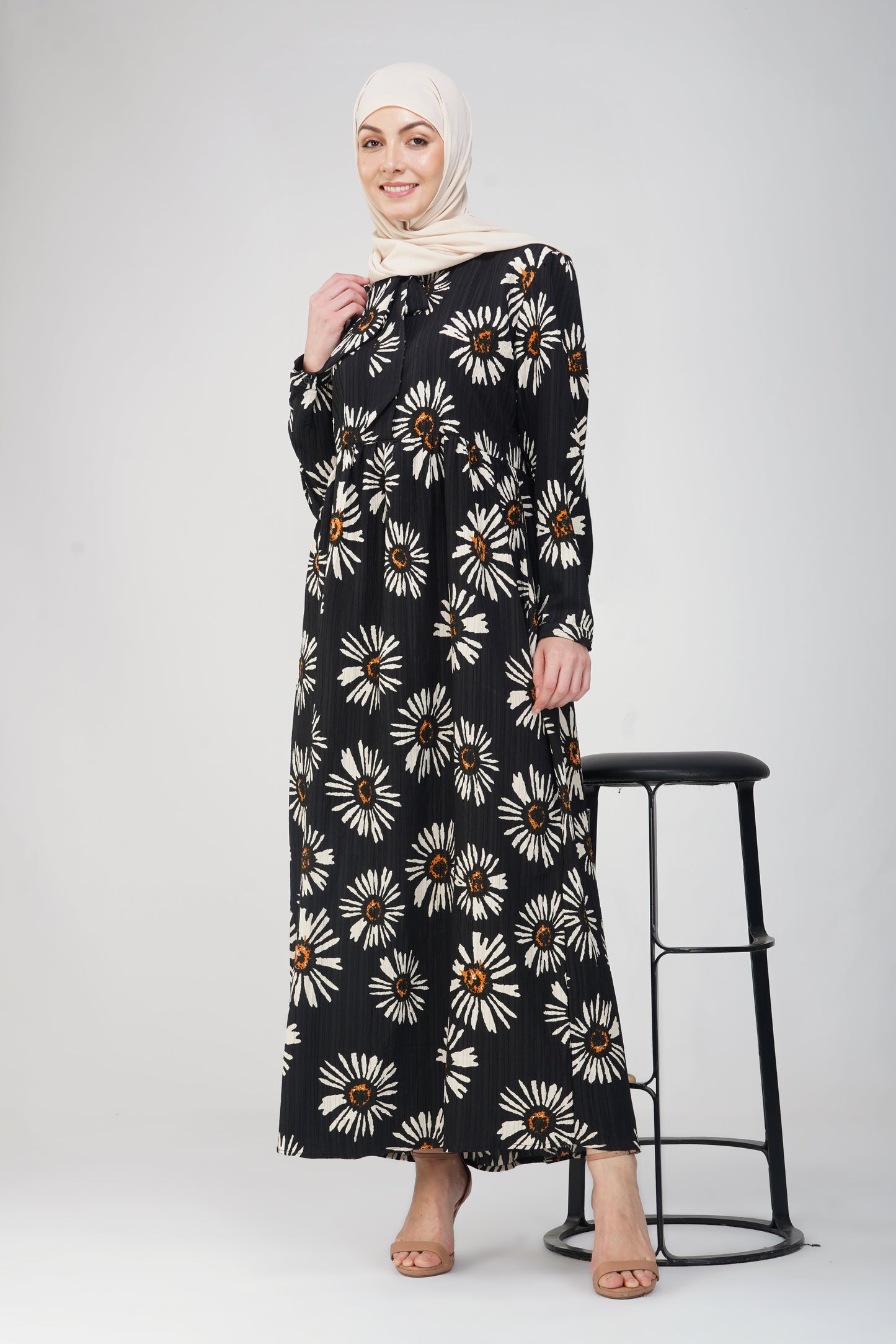 Daisy floral maxi dress