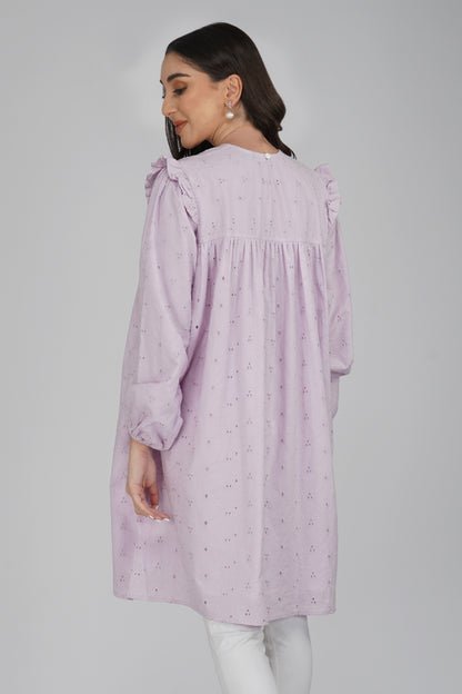 Lavender hakoba tunic