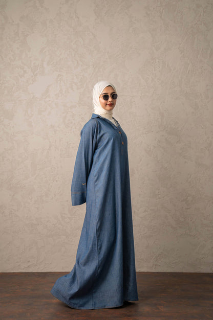 Azure Abaya Dress