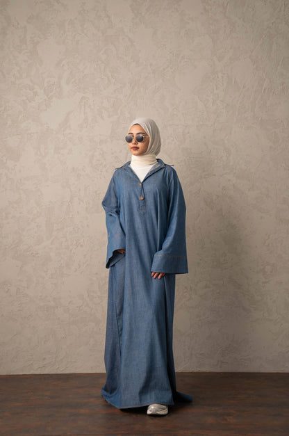 Azure Abaya Dress